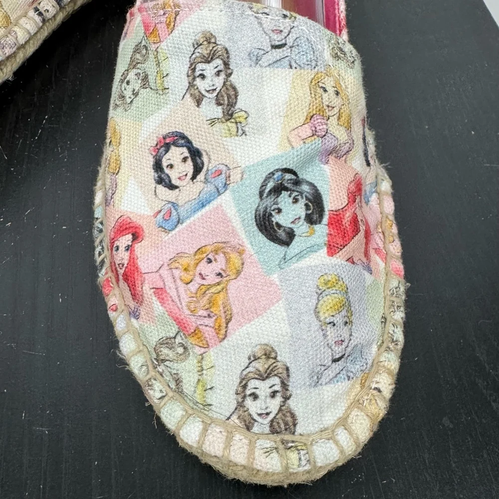 Disney Ubuntu Princess Espadrille Limited Edition Slip On Shoes Women 8 Canvas